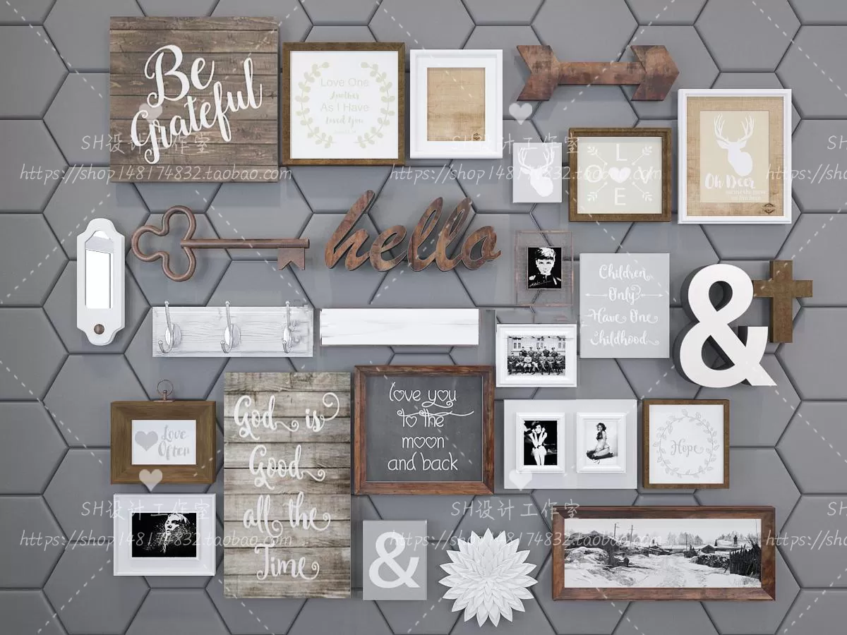 Decorative Painting – 3D Models – 0207