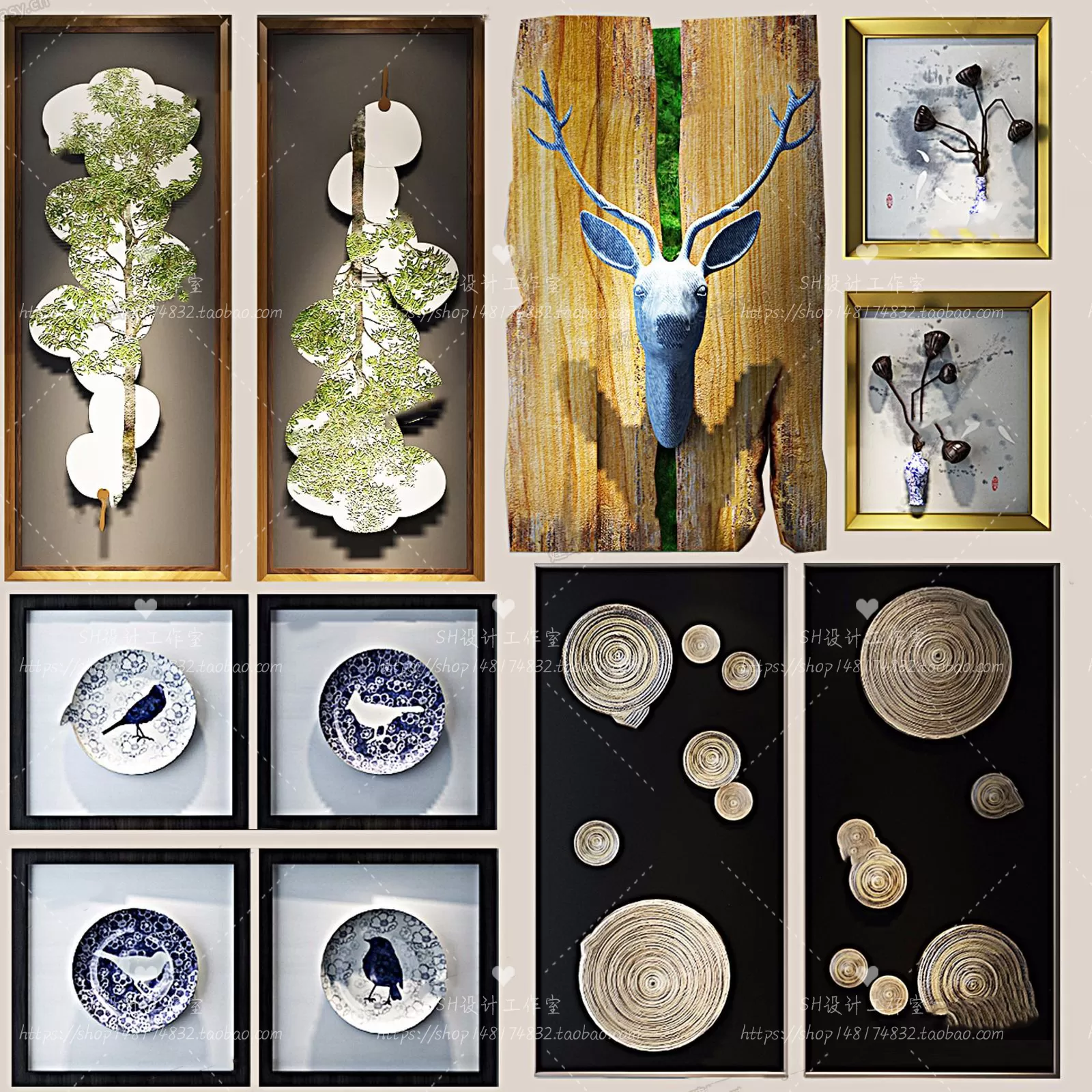 Decorative Painting – 3D Models – 0222