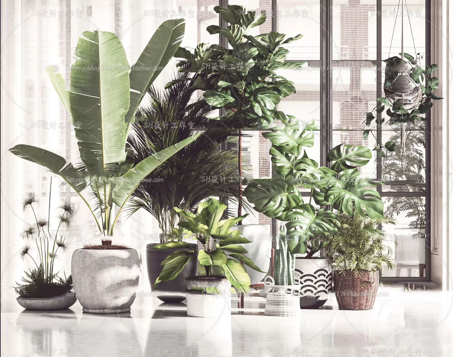 Plants and Flowers – 3Ds Models – 0001