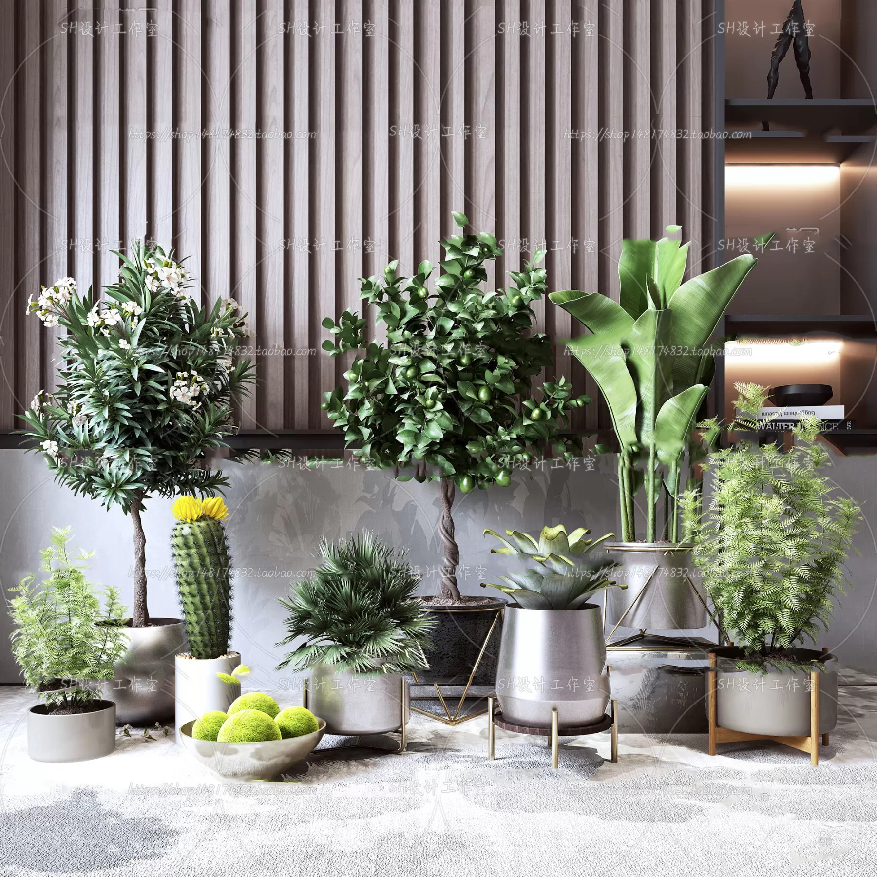 Plants and Flowers – 3Ds Models – 0002