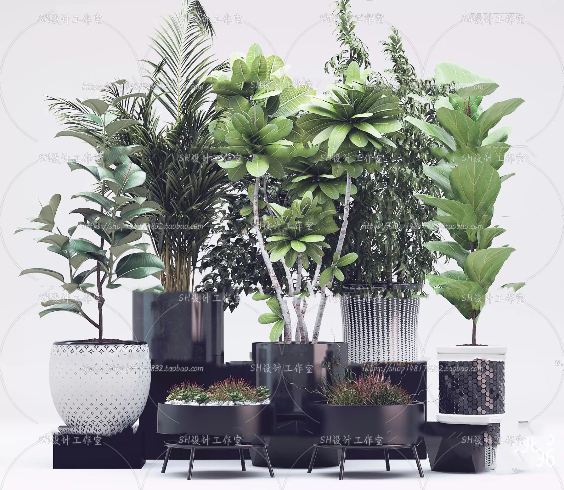 Plants and Flowers – 3Ds Models – 0003