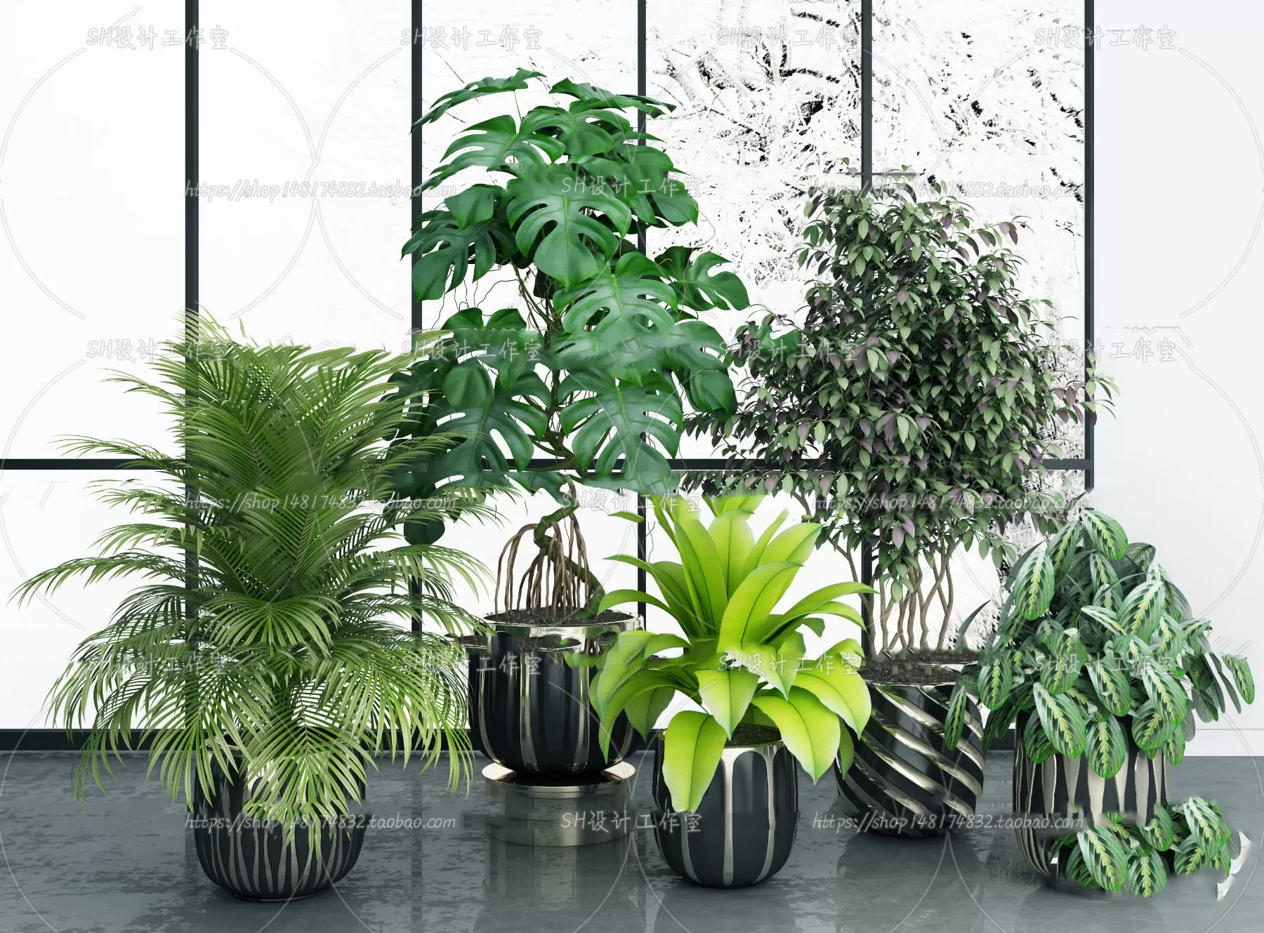 Plants and Flowers – 3Ds Models – 0006