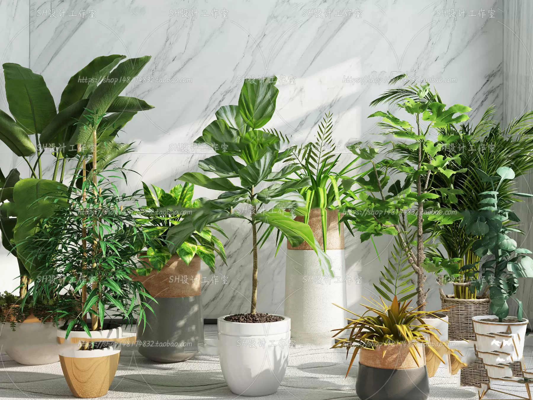 Plants and Flowers – 3Ds Models – 0012