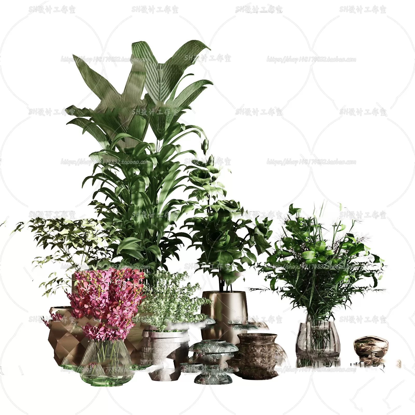 Plants and Flowers – 3Ds Models – 0026