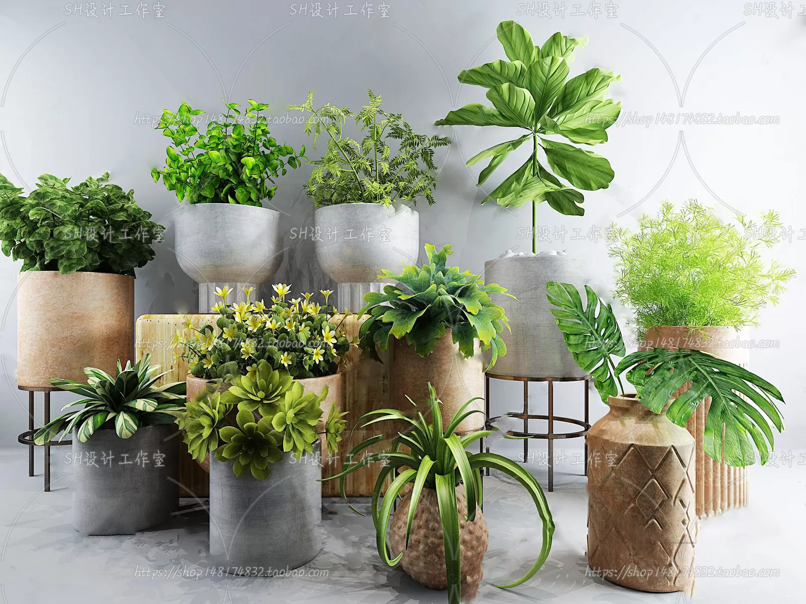 Plants and Flowers – 3Ds Models – 0027