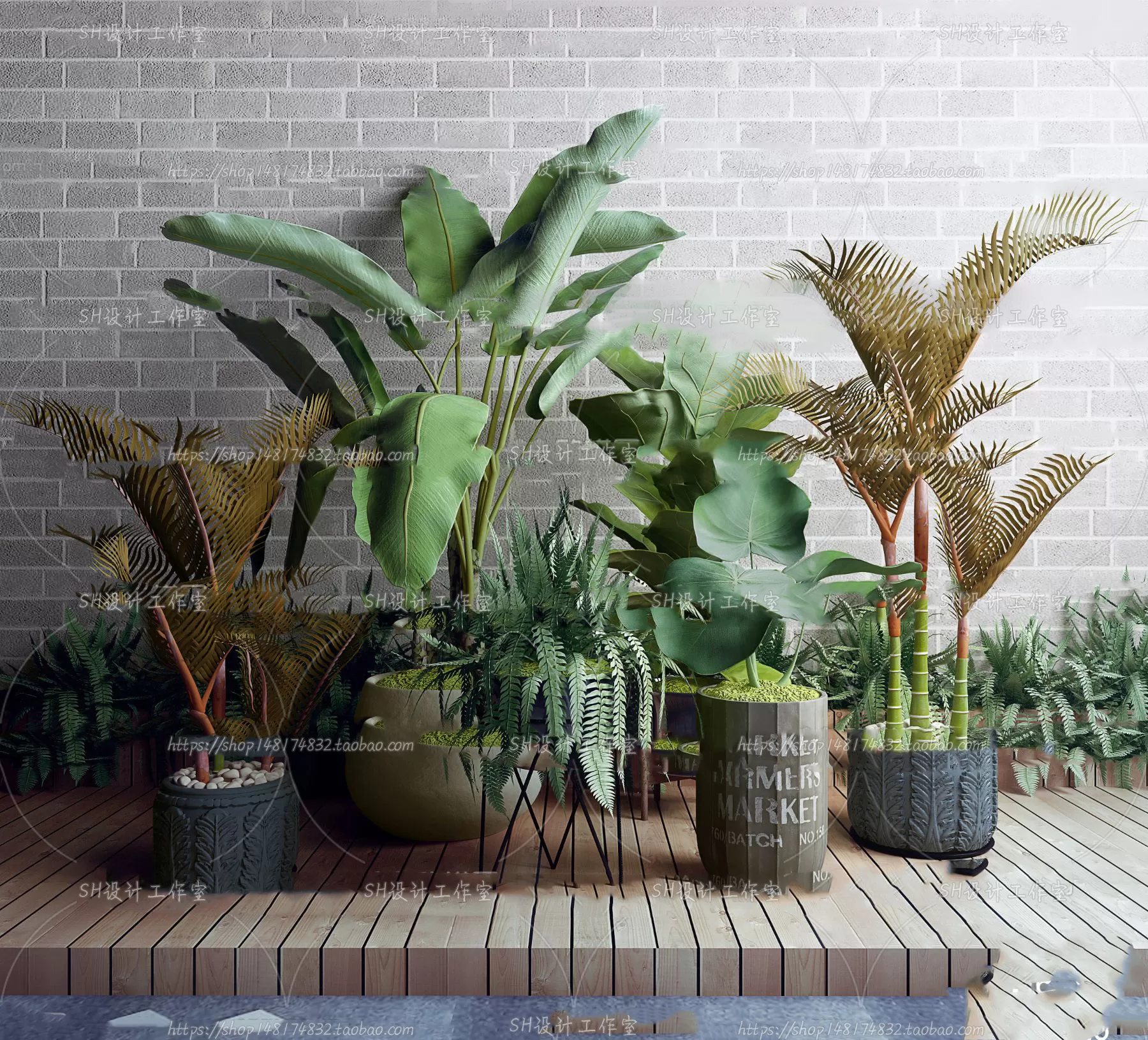 Plants and Flowers – 3Ds Models – 0028