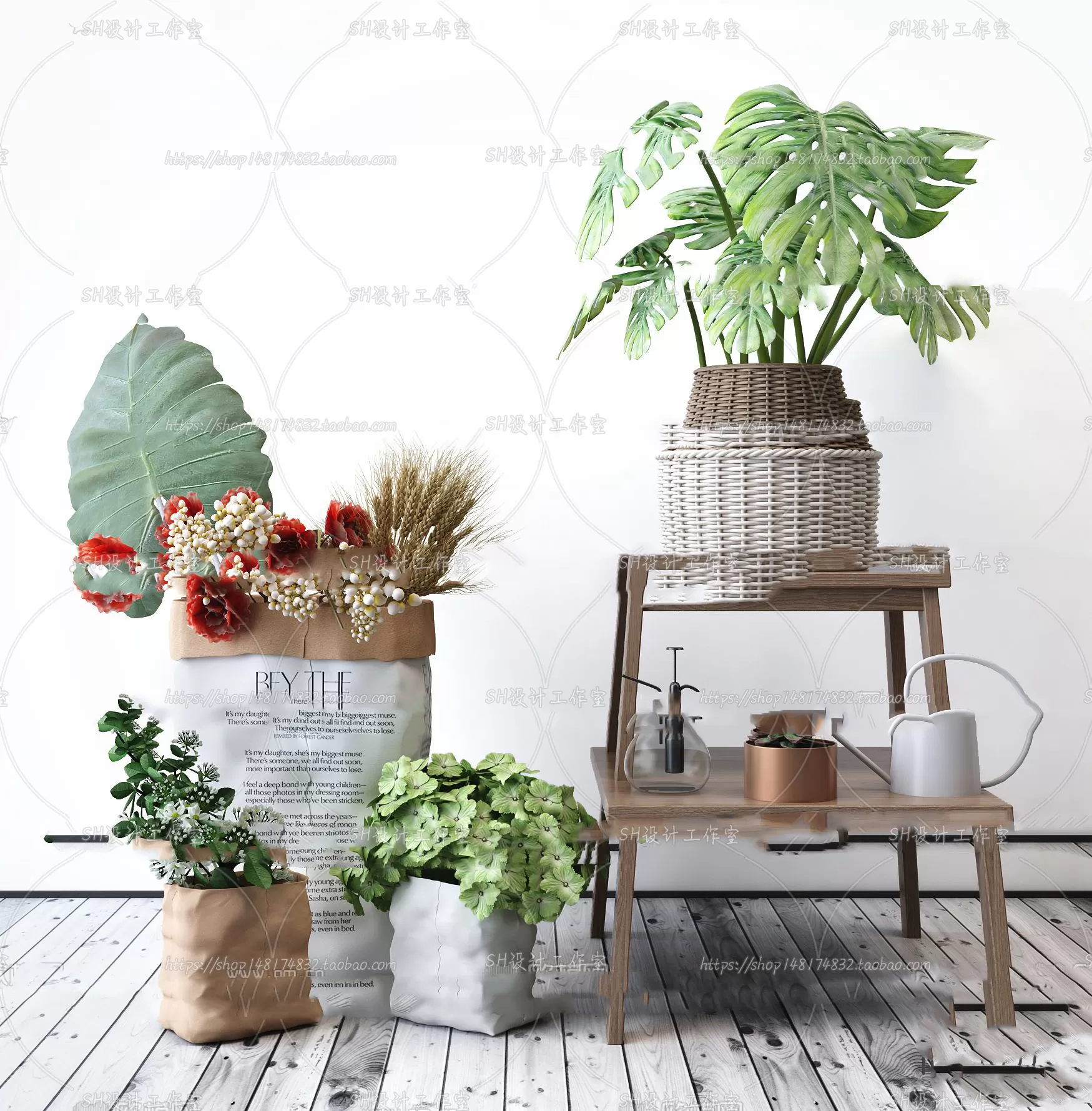 Plants and Flowers – 3Ds Models – 0034