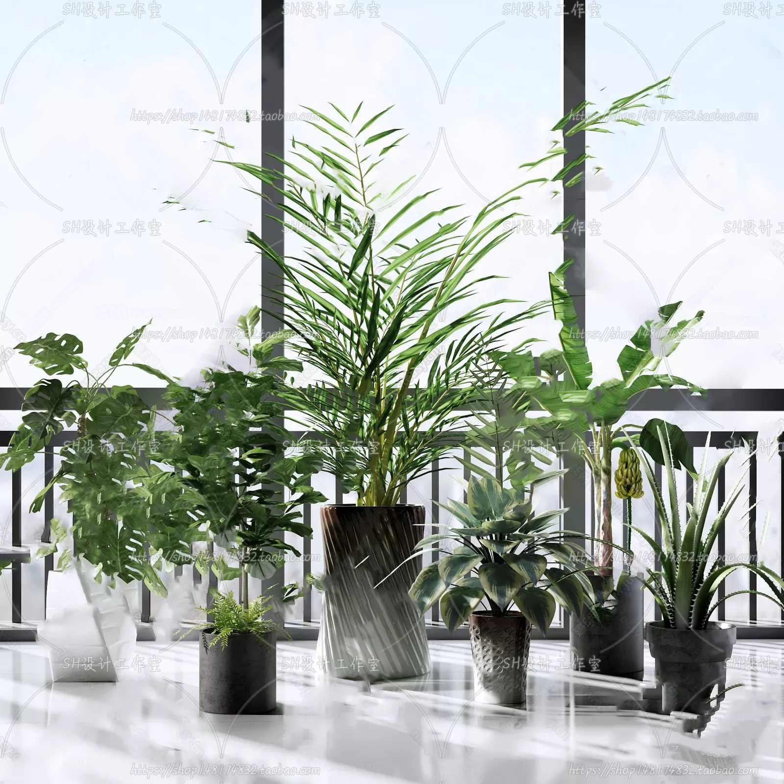 Plants and Flowers – 3Ds Models – 0035