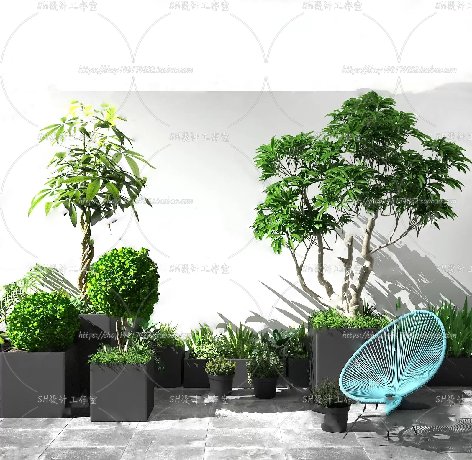 Plants and Flowers – 3Ds Models – 0041