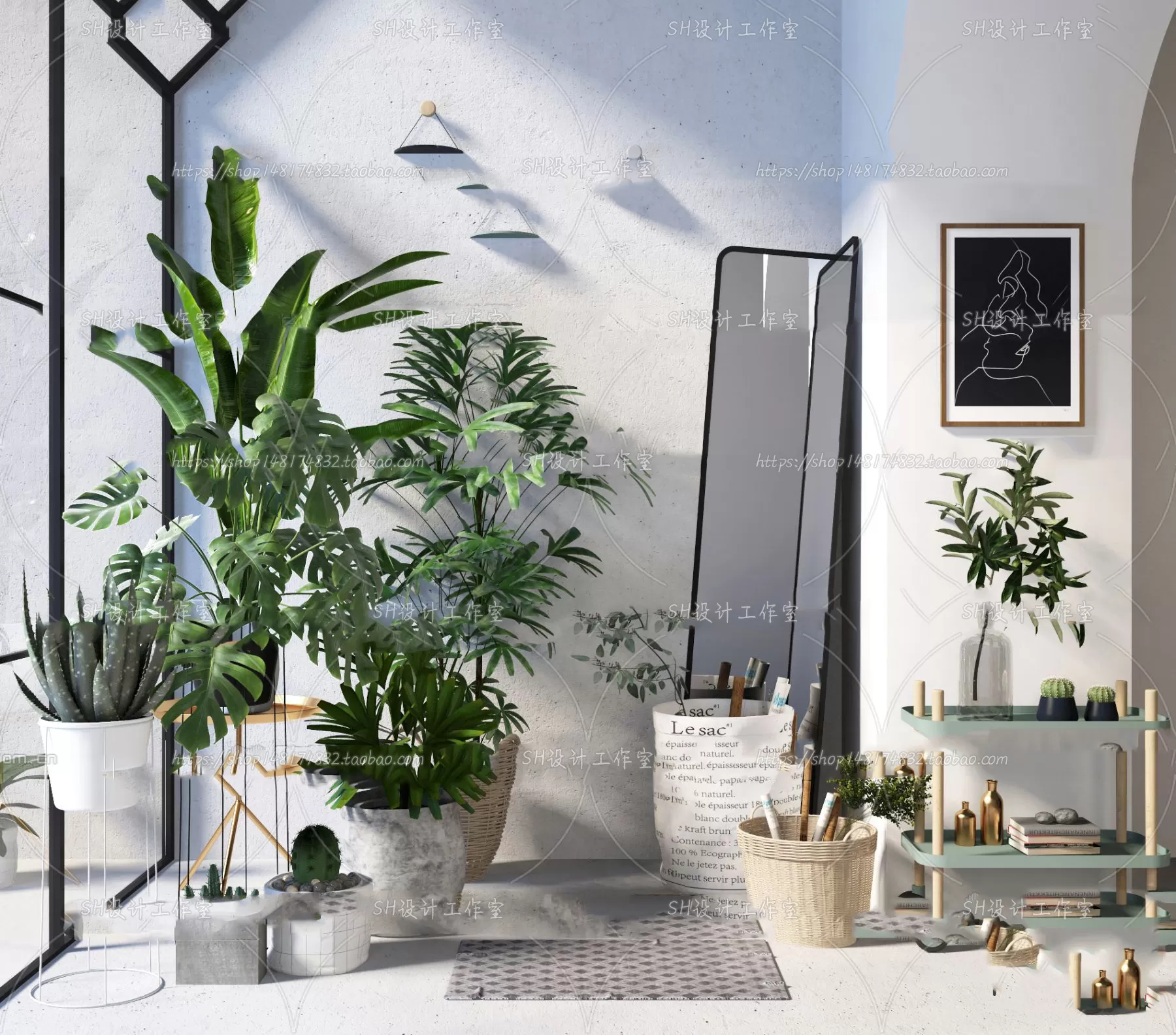 Plants and Flowers – 3Ds Models – 0047