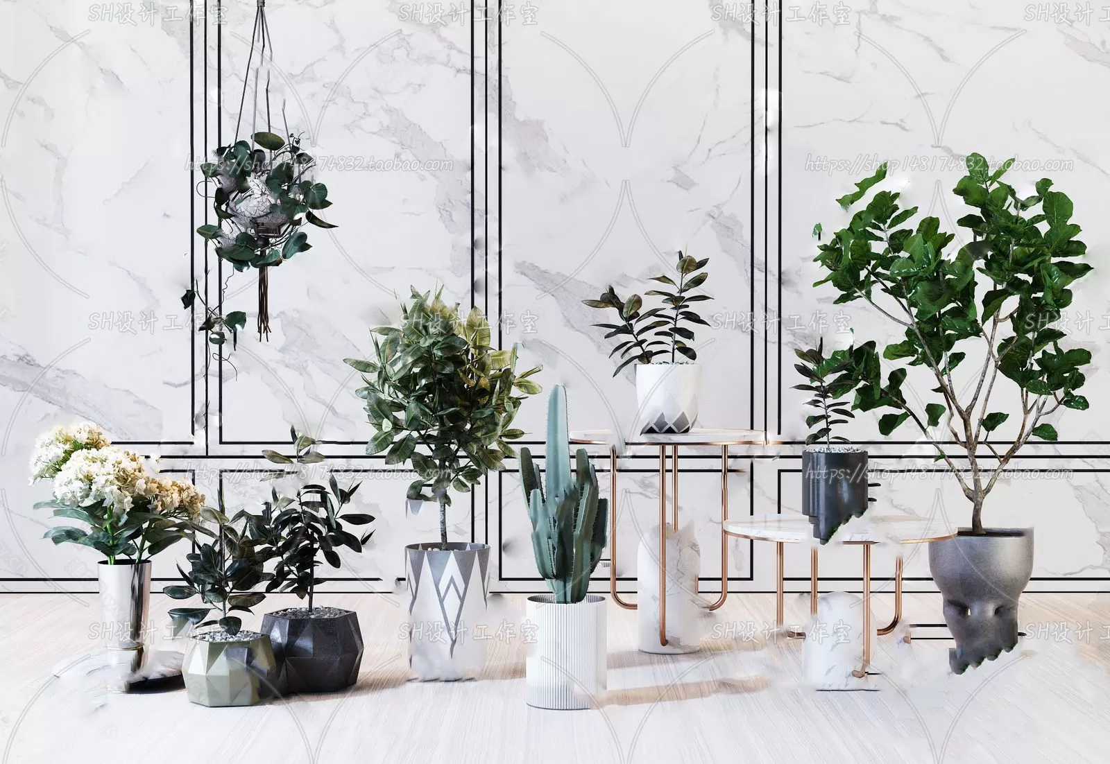 Plants and Flowers – 3Ds Models – 0049