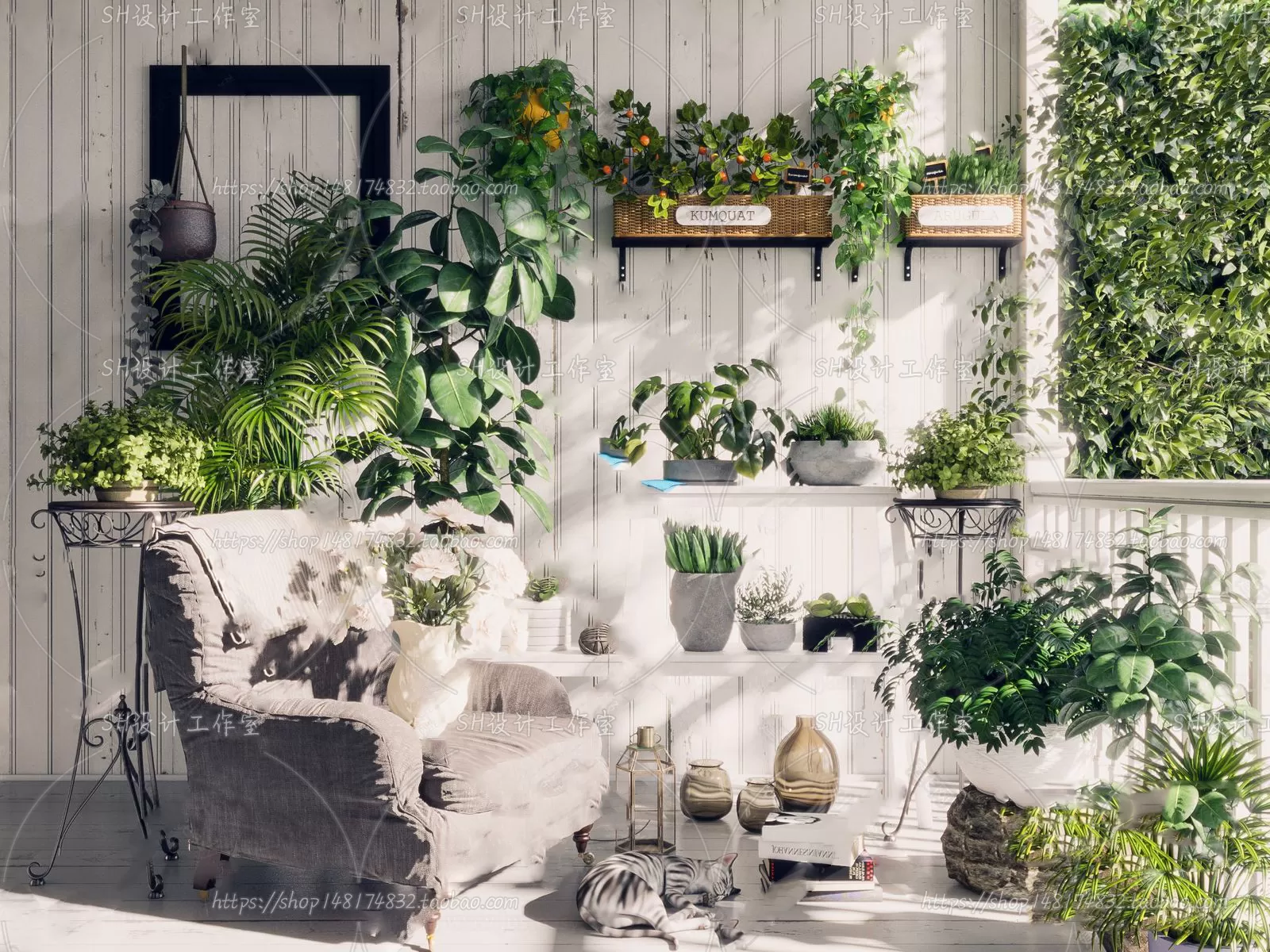 Plants and Flowers – 3Ds Models – 0050