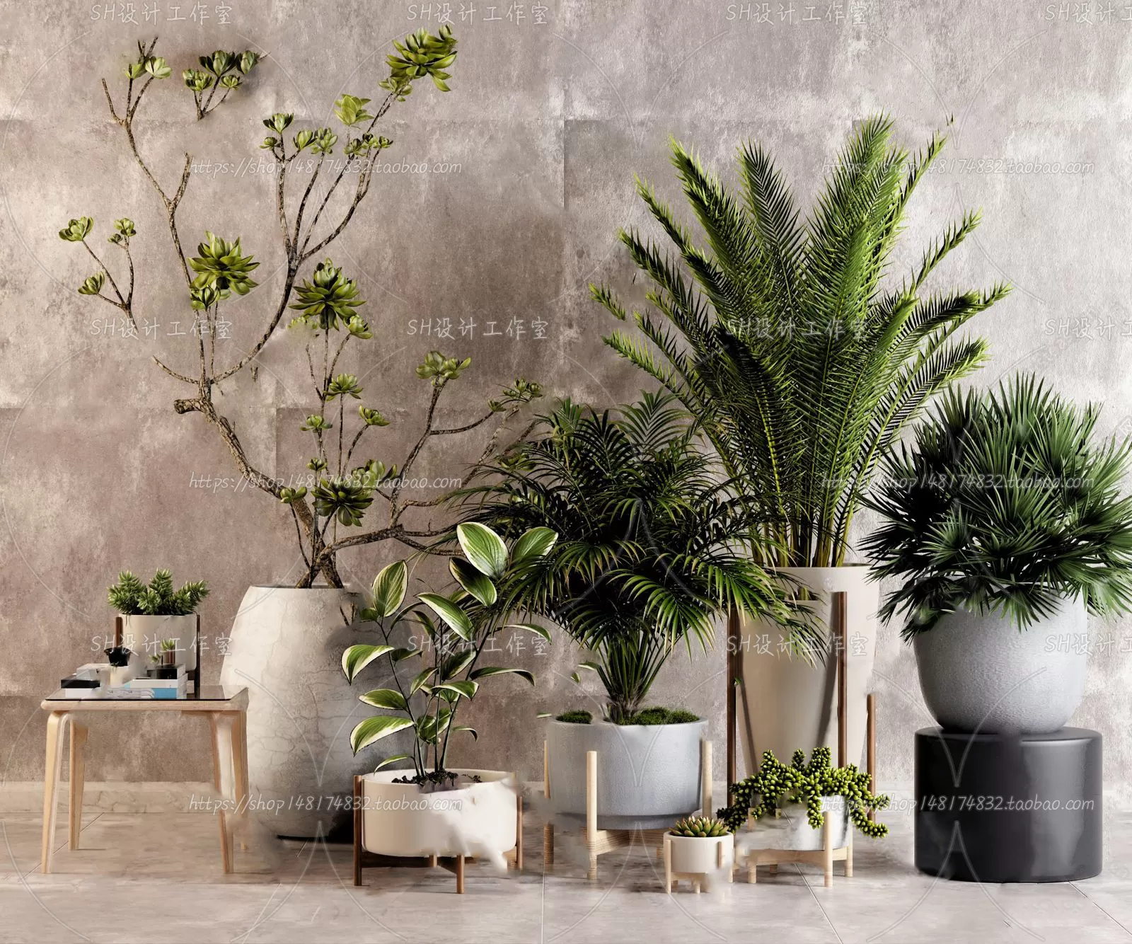 Plants and Flowers – 3Ds Models – 0051