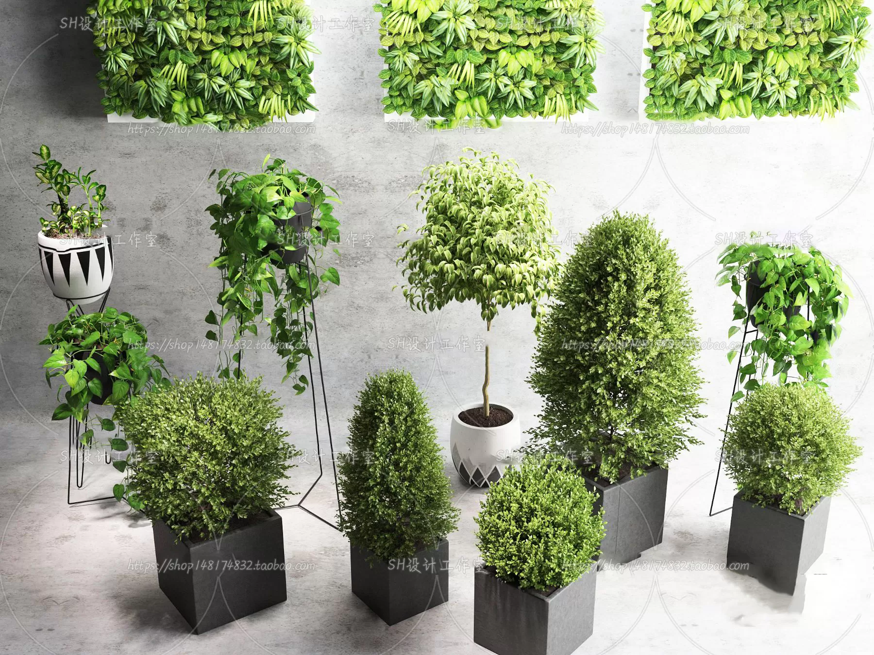 Plants and Flowers – 3Ds Models – 0054