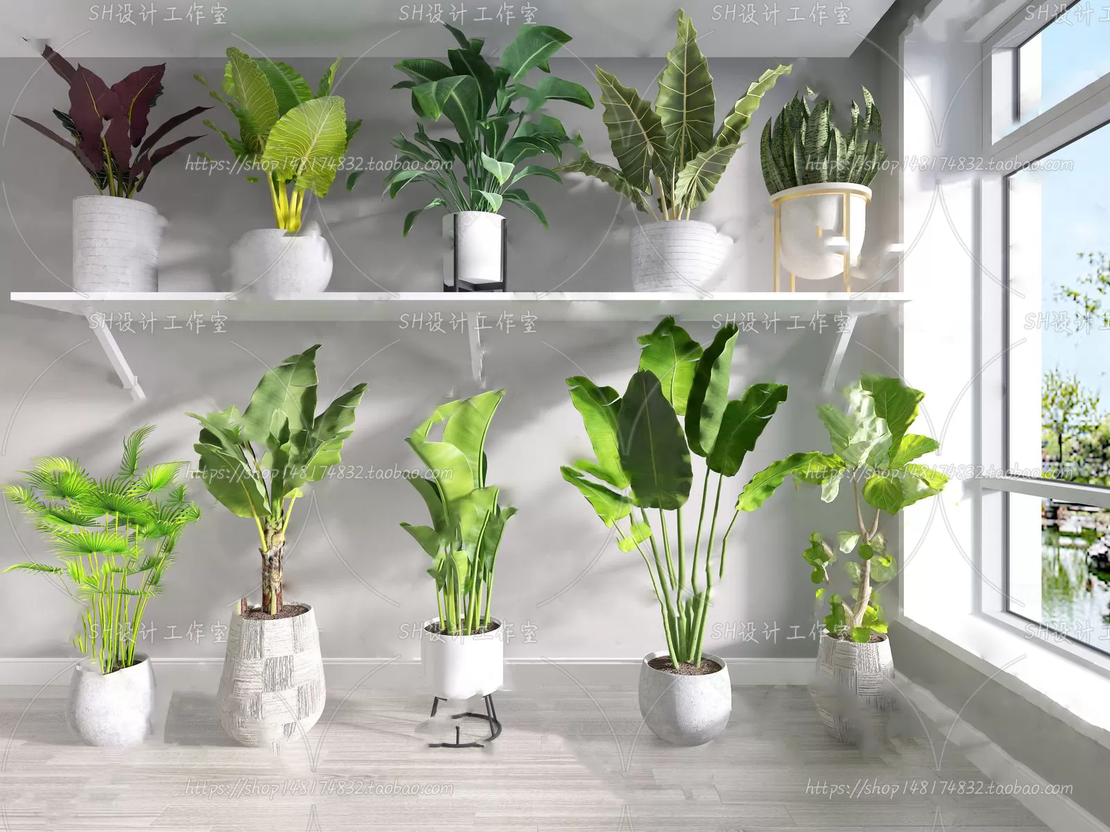 Plants and Flowers – 3Ds Models – 0055