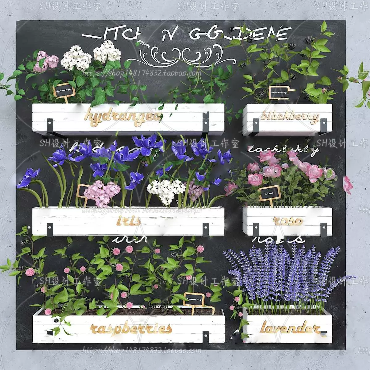 Plants and Flowers – 3Ds Models – 0062