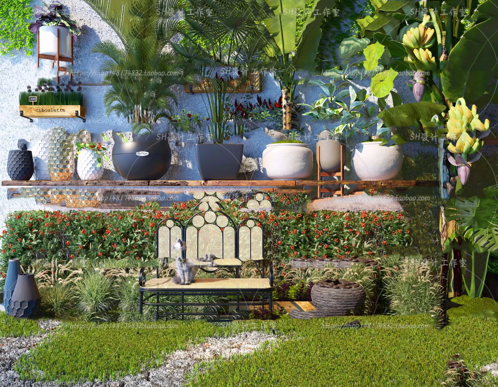 Plants and Flowers – 3Ds Models – 0067