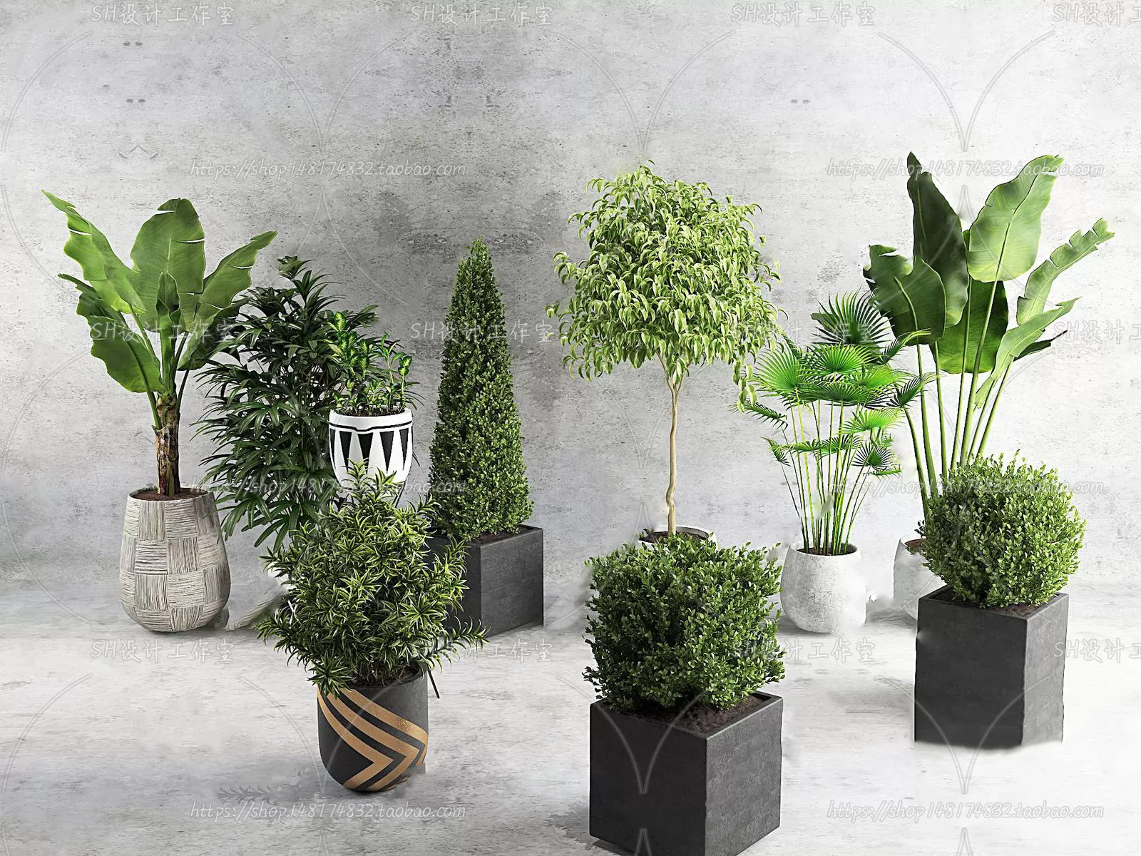 Plants and Flowers – 3Ds Models – 0079