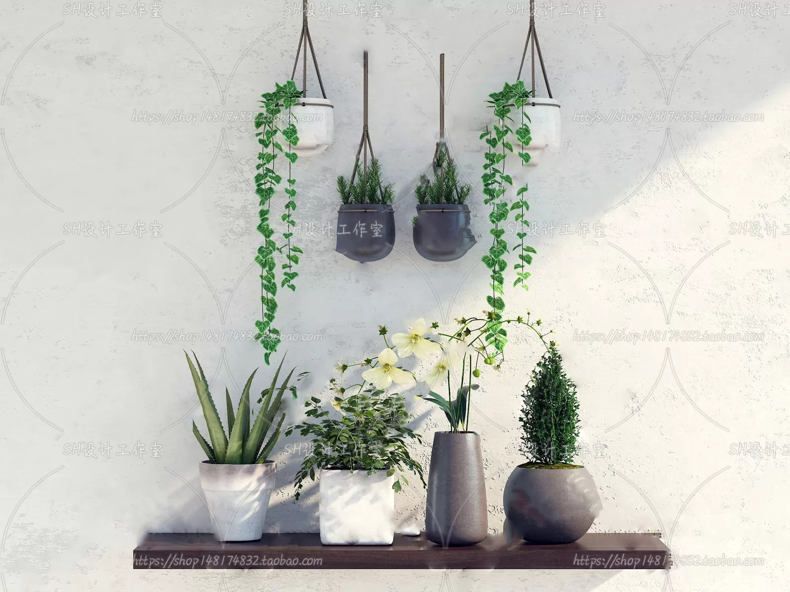 Plants and Flowers – 3Ds Models – 0084