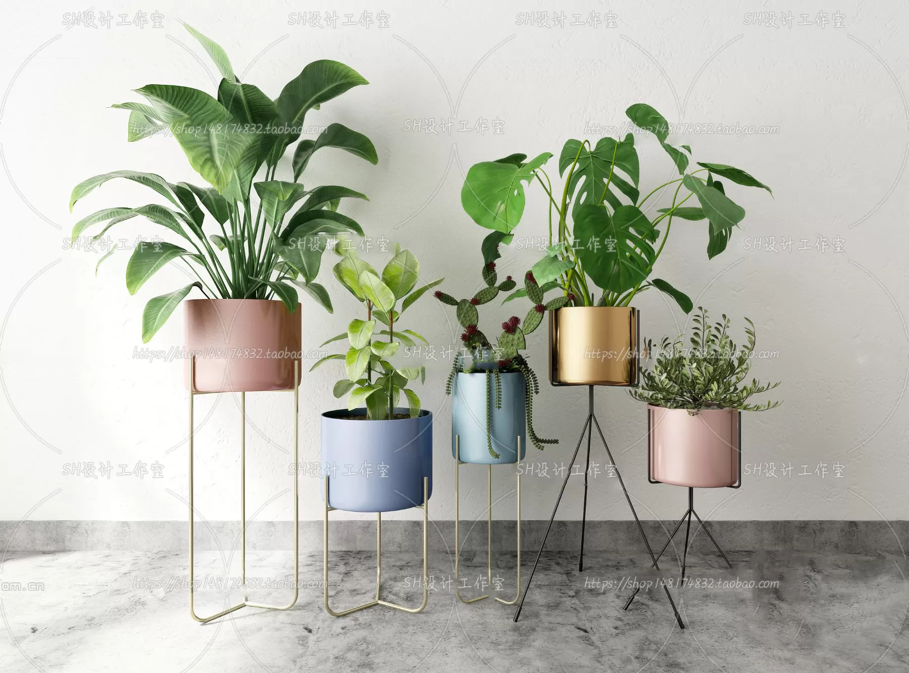 Plants and Flowers – 3Ds Models – 0096