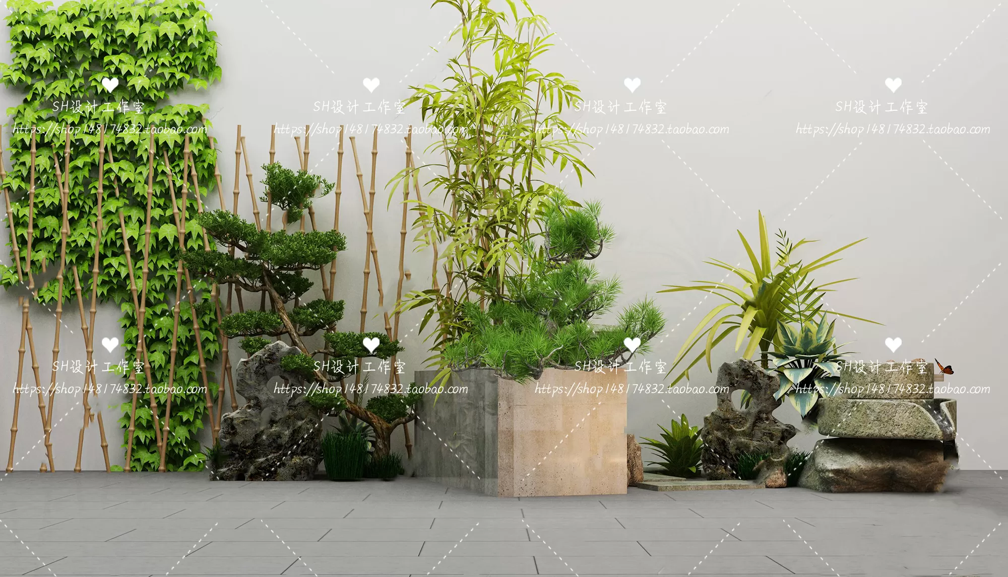 Plants and Flowers – 3Ds Models – 0114