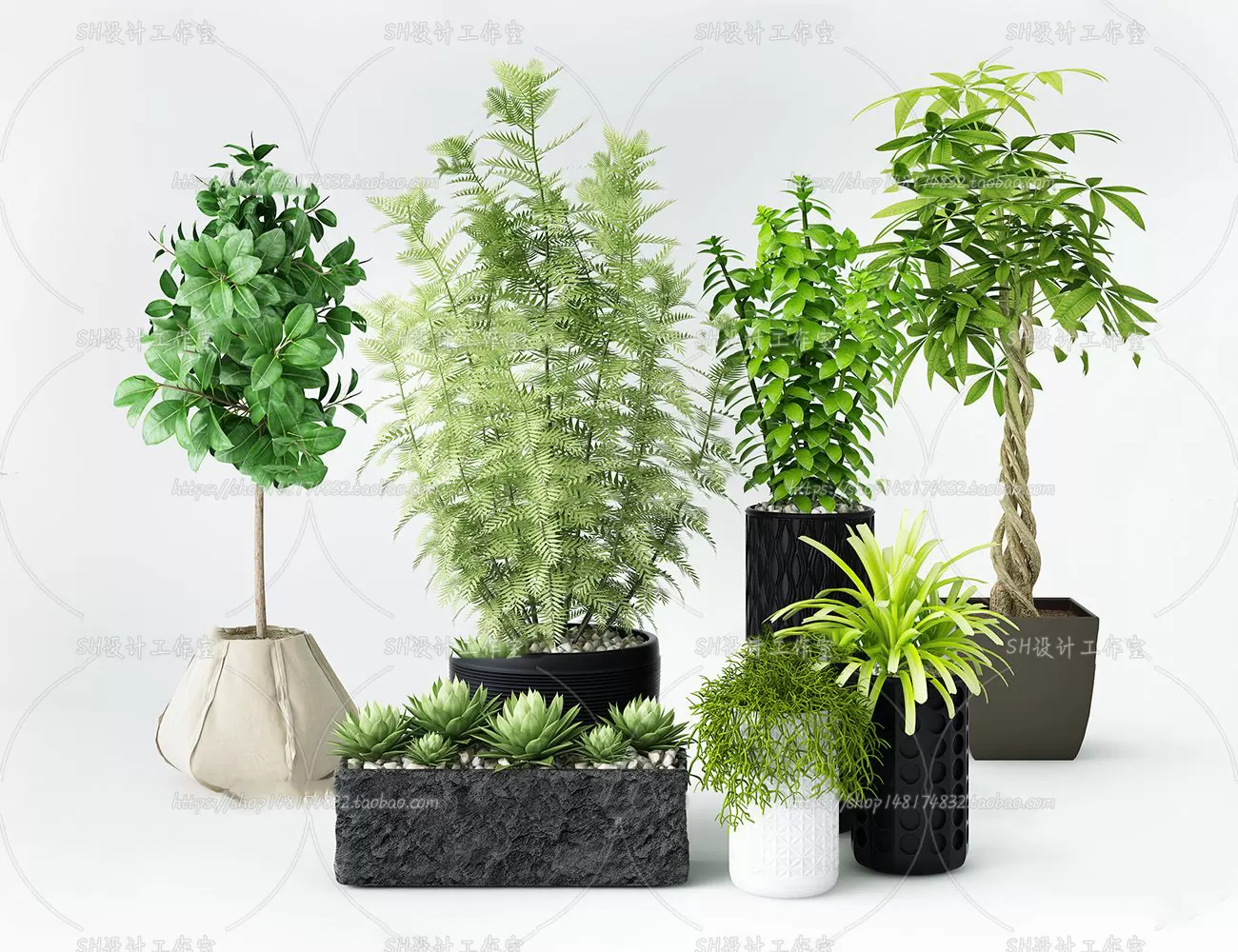 Plants and Flowers – 3Ds Models – 0158