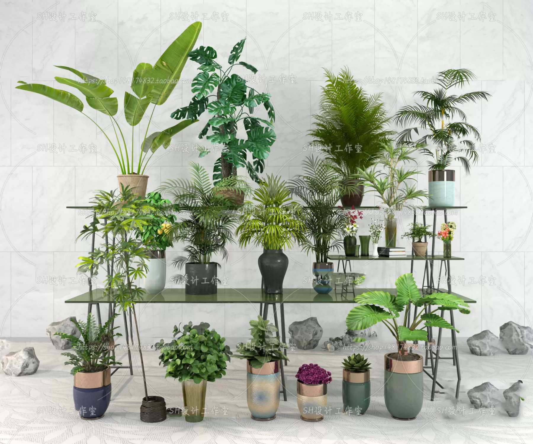 Plants and Flowers – 3Ds Models – 0164