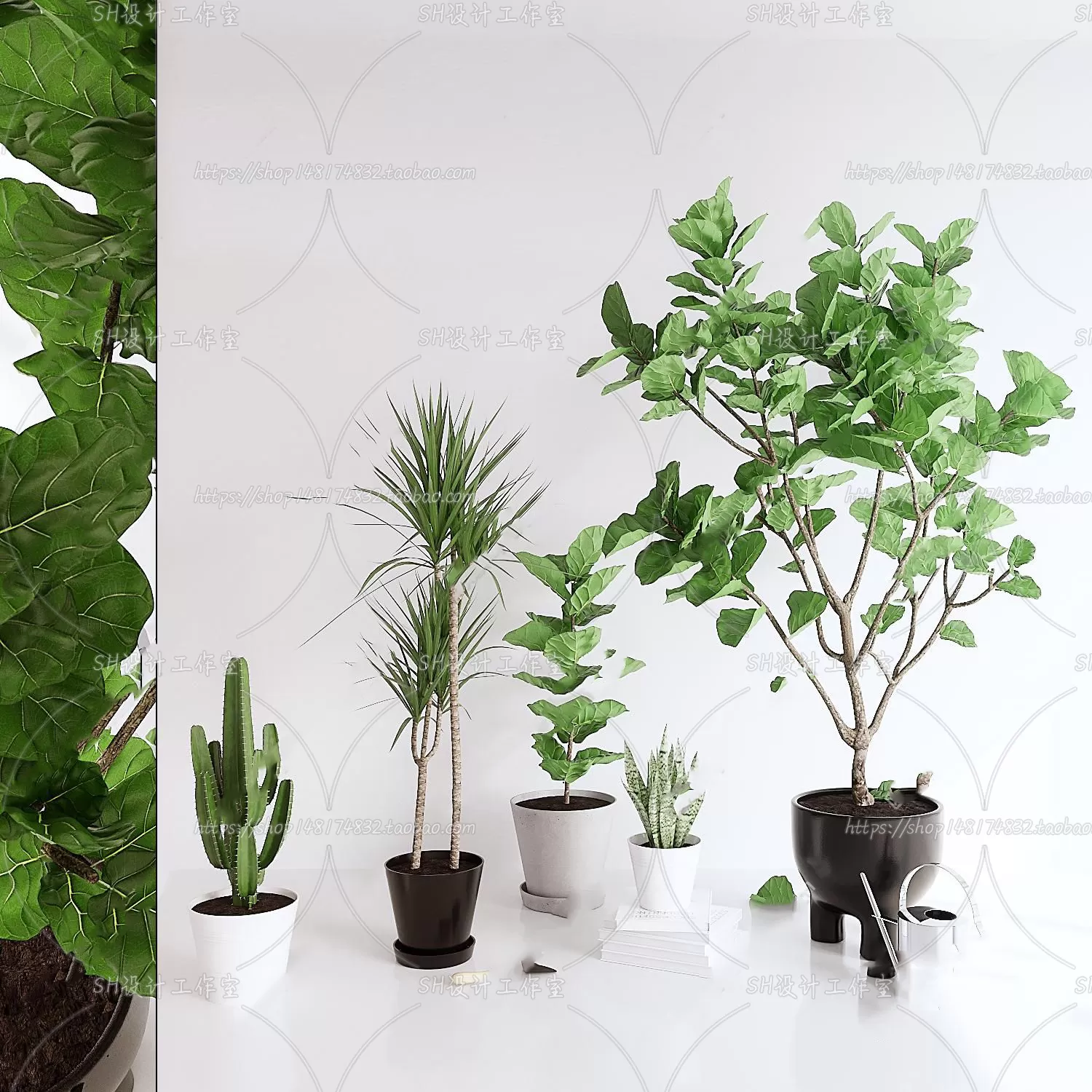 Plants and Flowers – 3Ds Models – 0166