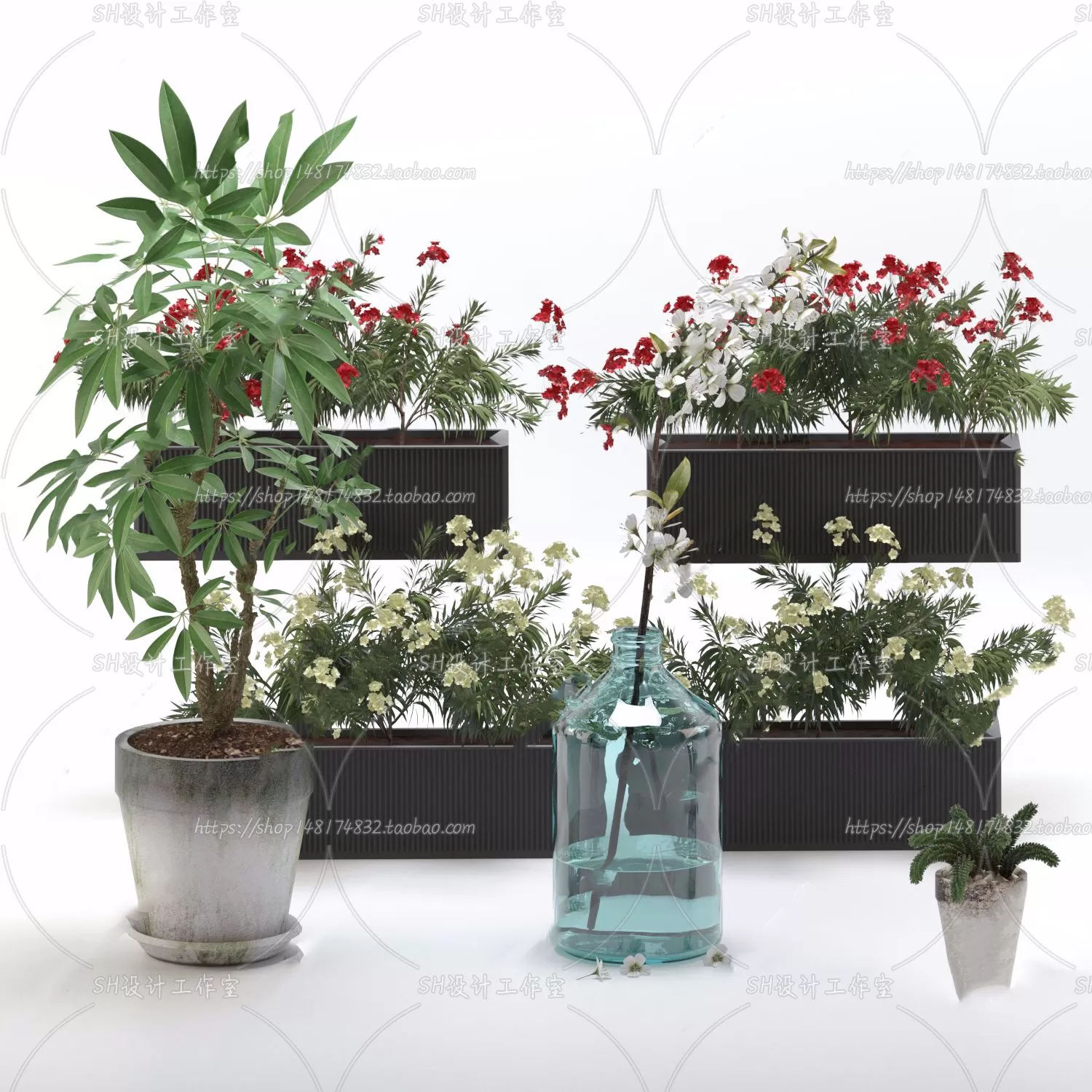 Plants and Flowers – 3Ds Models – 0167