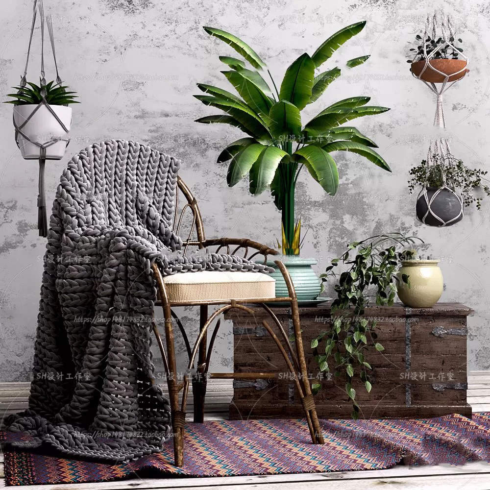 Plants and Flowers – 3Ds Models – 0172