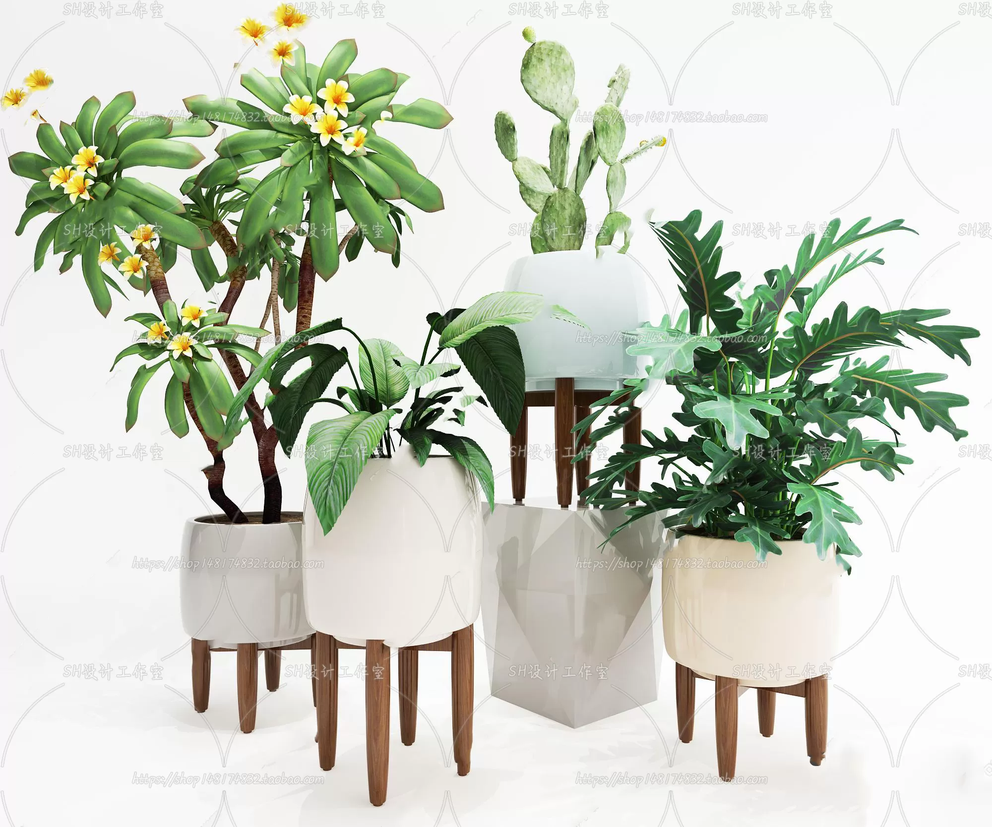 Plants and Flowers – 3Ds Models – 0173