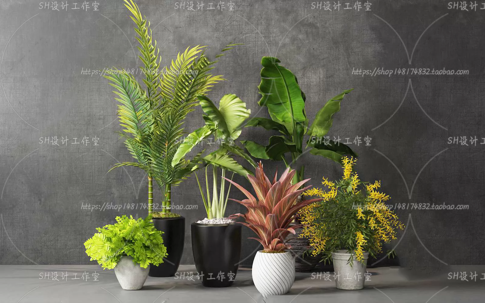 Plants and Flowers – 3Ds Models – 0175