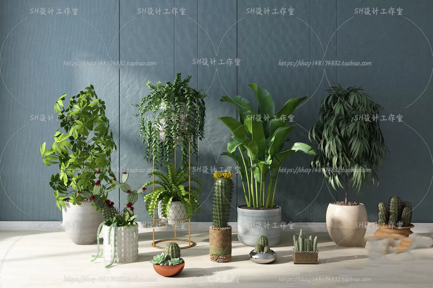 Plants and Flowers – 3Ds Models – 0179