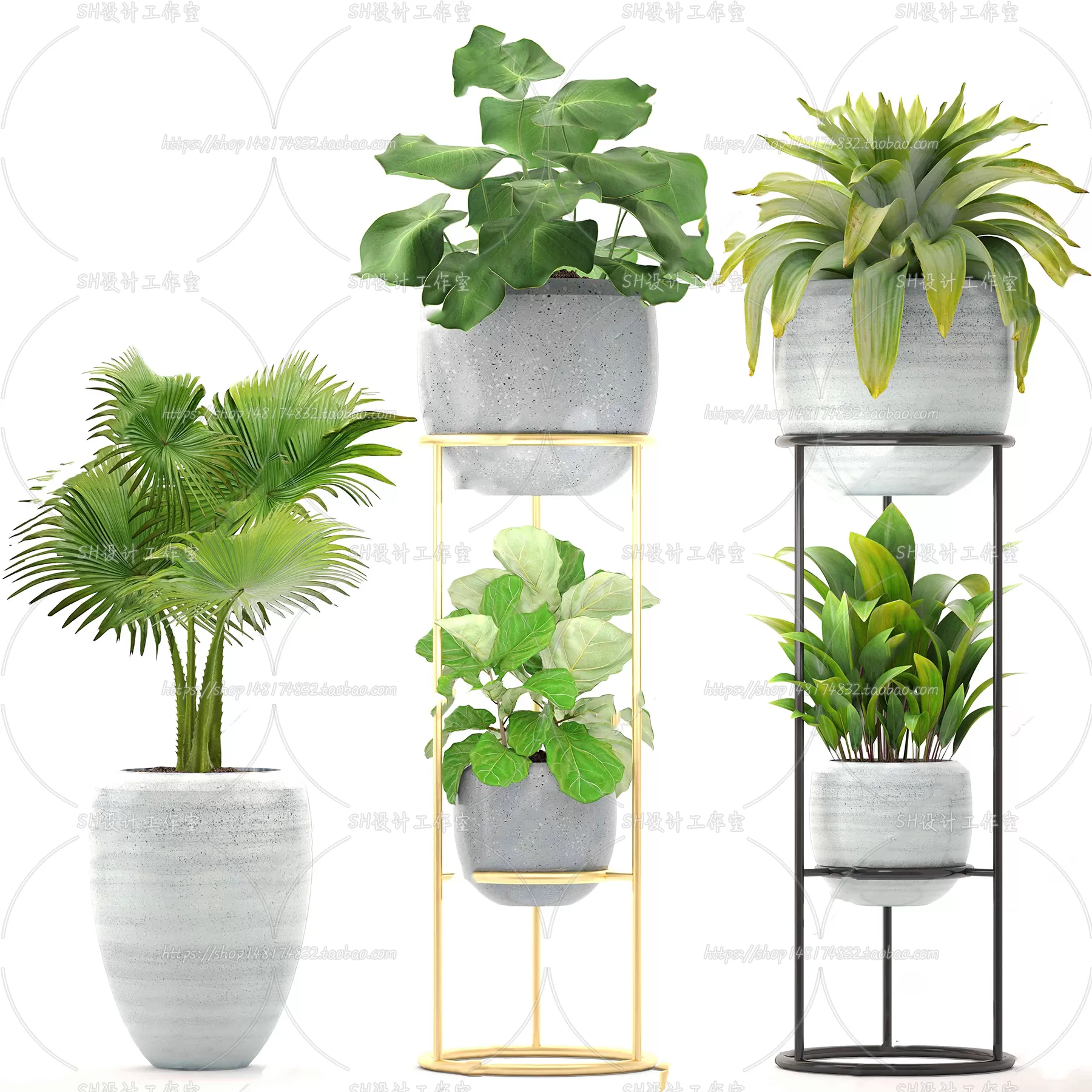 Plants and Flowers – 3Ds Models – 0183