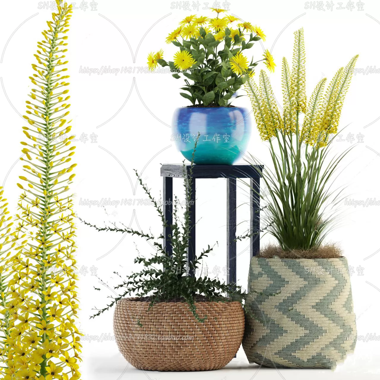 Plants and Flowers – 3Ds Models – 0186