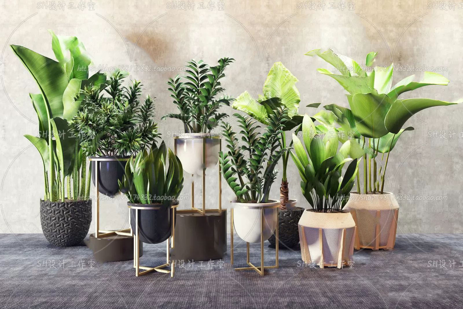 Plants and Flowers – 3Ds Models – 0191