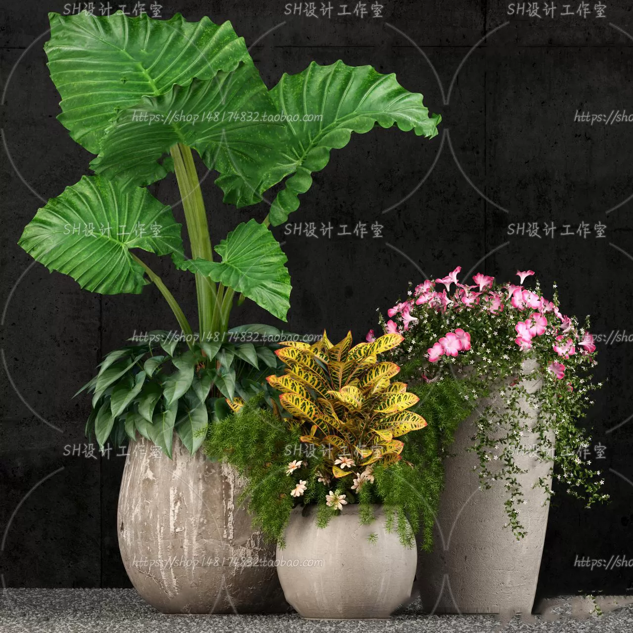 Plants and Flowers – 3Ds Models – 0208