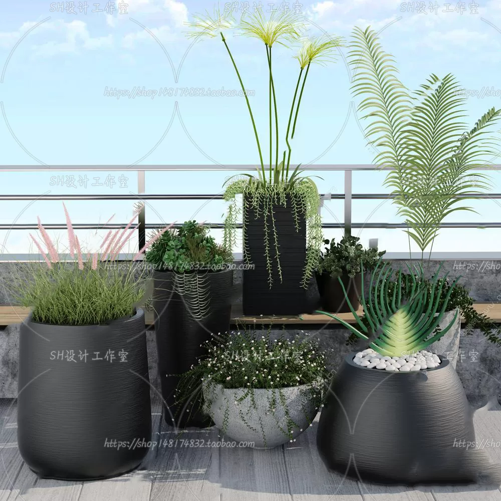 Plants and Flowers – 3Ds Models – 0214