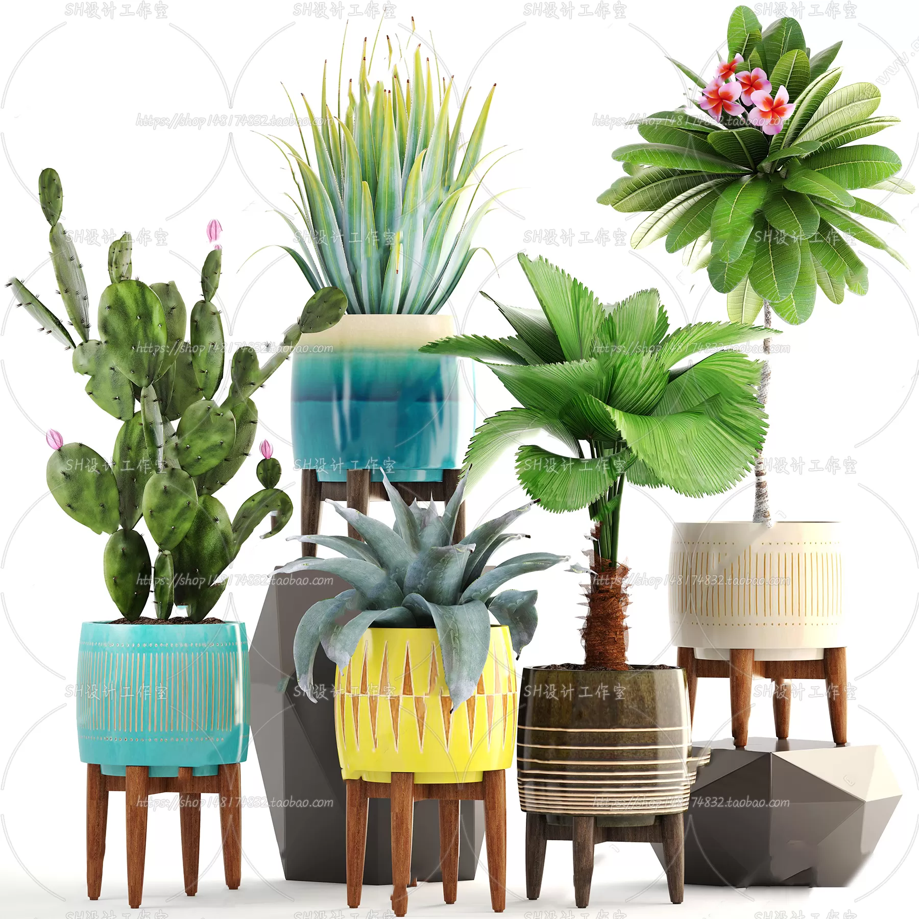 Plants and Flowers – 3Ds Models – 0221