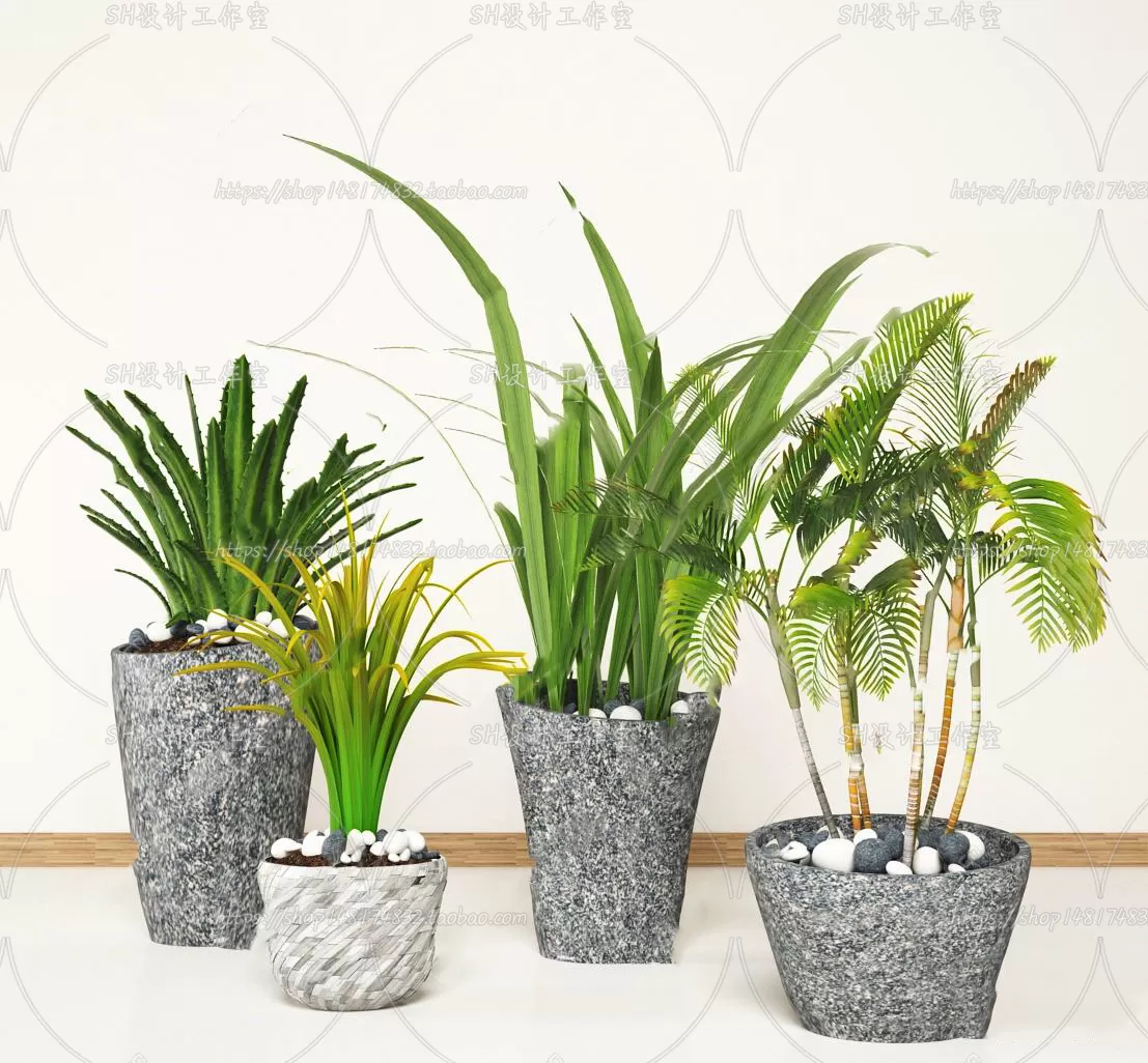 Plants and Flowers – 3Ds Models – 0222