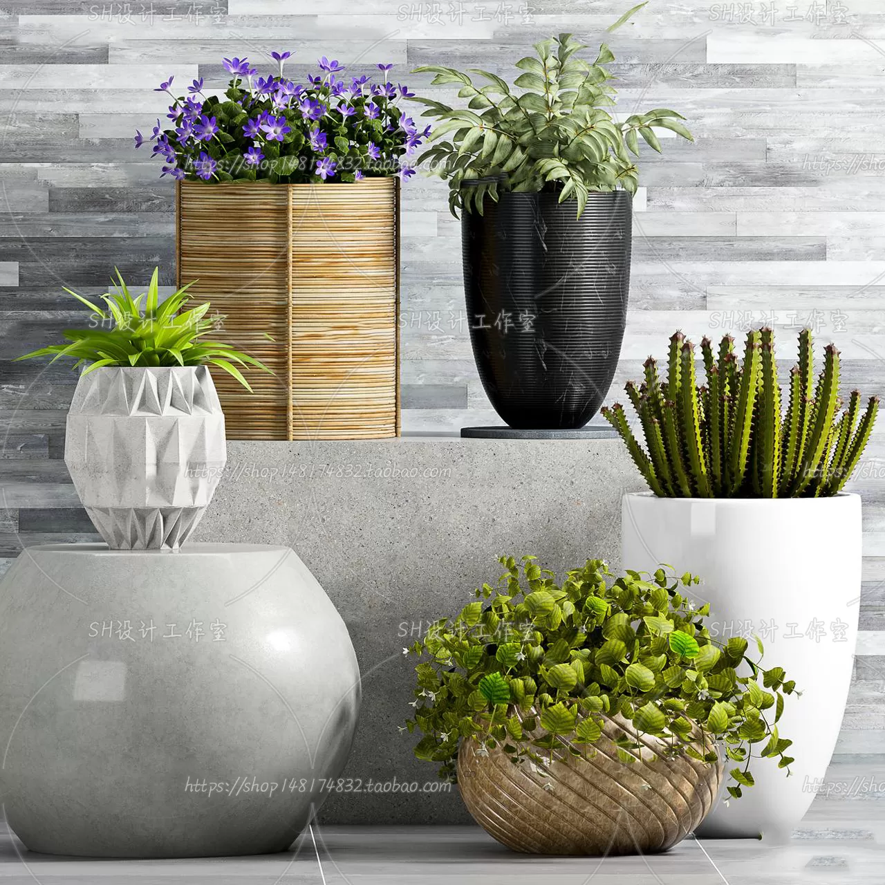 Plants and Flowers – 3Ds Models – 0236