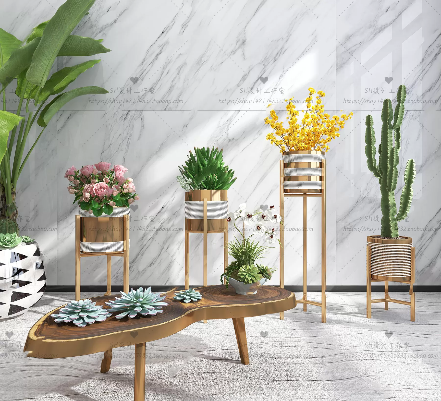 Plants and Flowers – 3Ds Models – 0246