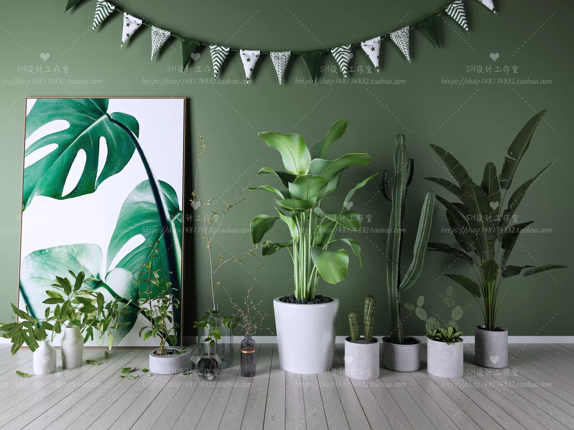 Plants and Flowers – 3Ds Models – 0249