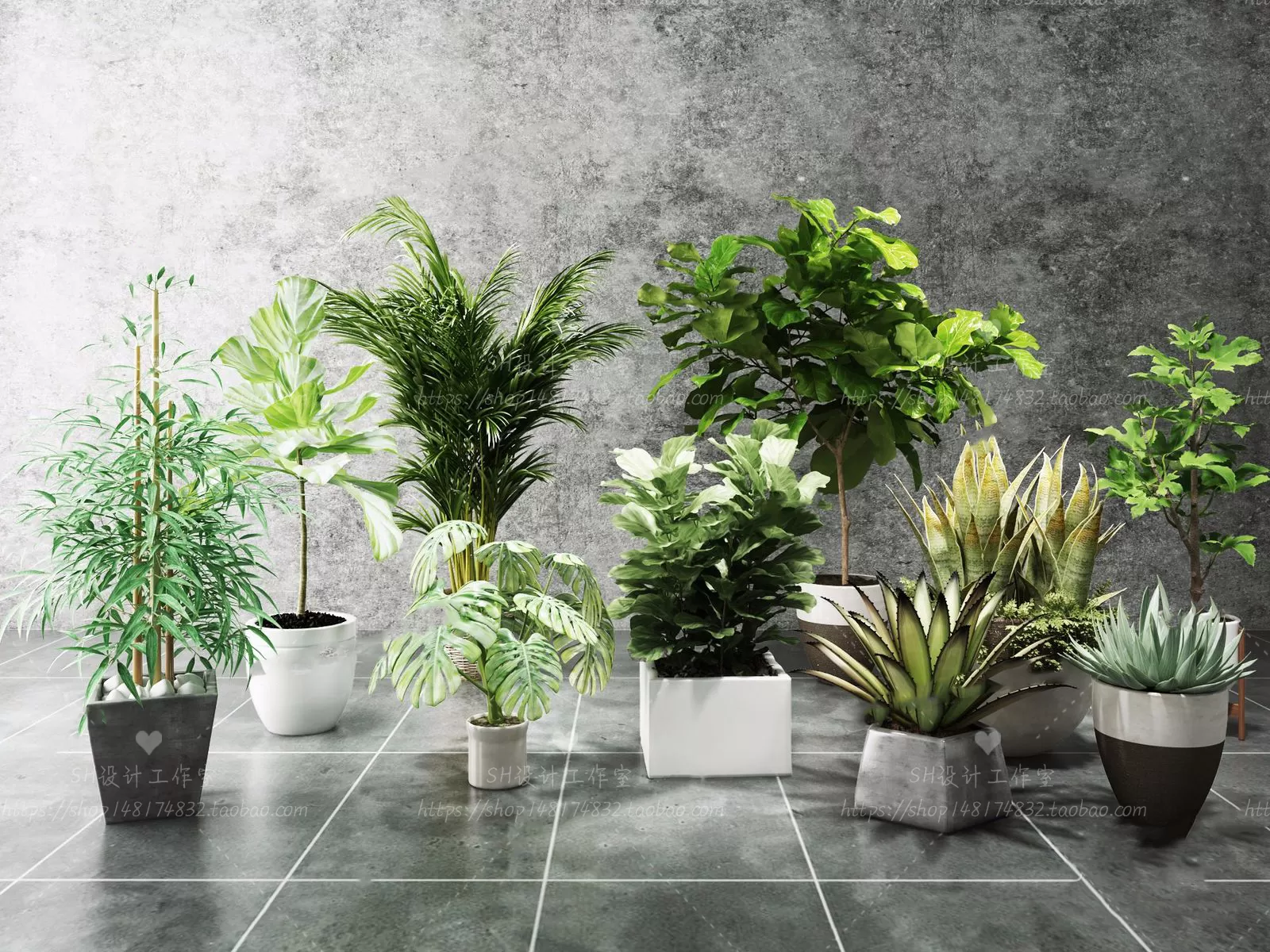 Plants and Flowers – 3Ds Models – 0266