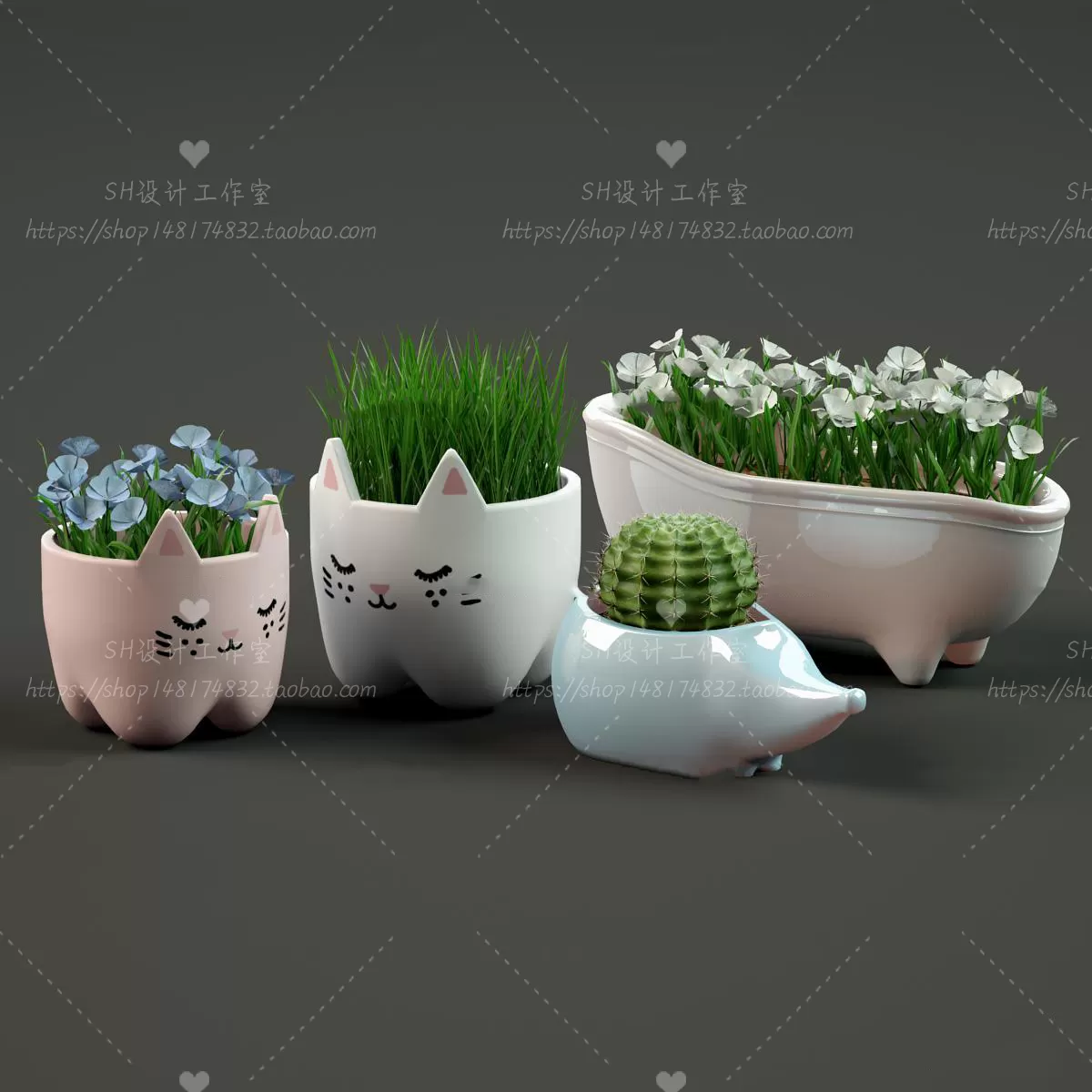 Plants and Flowers – 3Ds Models – 0295 Plants and Flowers – 3Ds Models – 0295