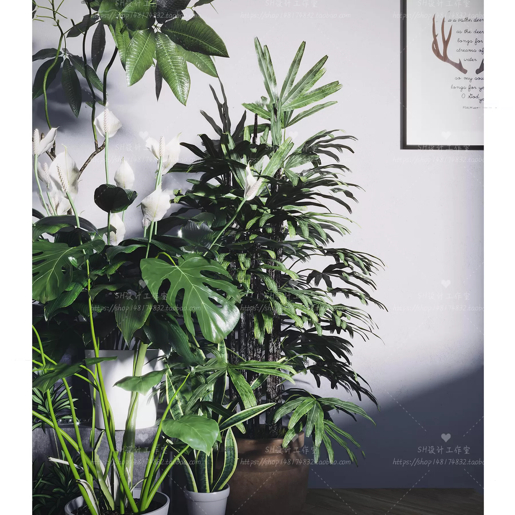 Plants and Flowers – 3Ds Models – 0316 Plants and Flowers – 3Ds Models – 0316