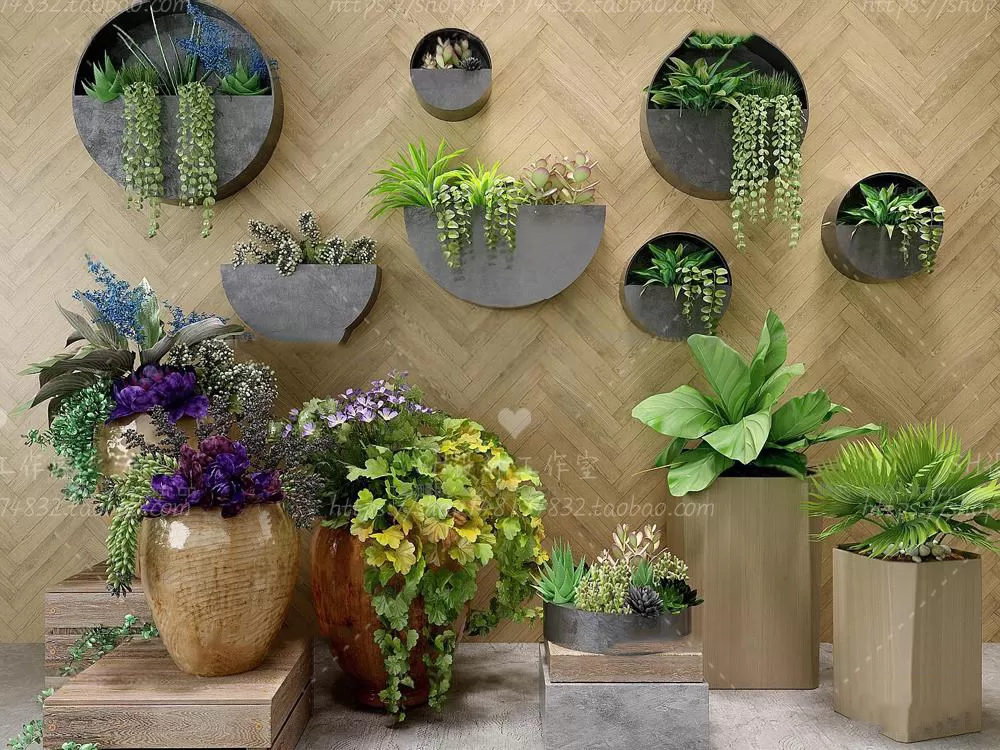 Plants and Flowers – 3Ds Models – 0319 Plants and Flowers – 3Ds Models – 0319