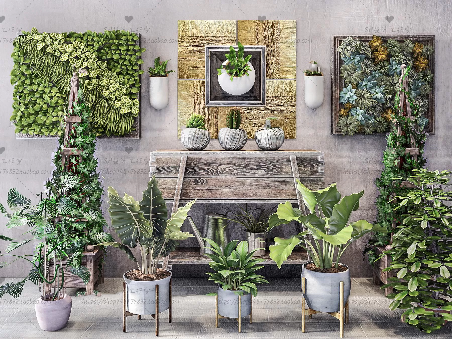 Plants and Flowers – 3Ds Models – 0320 Plants and Flowers – 3Ds Models – 0320