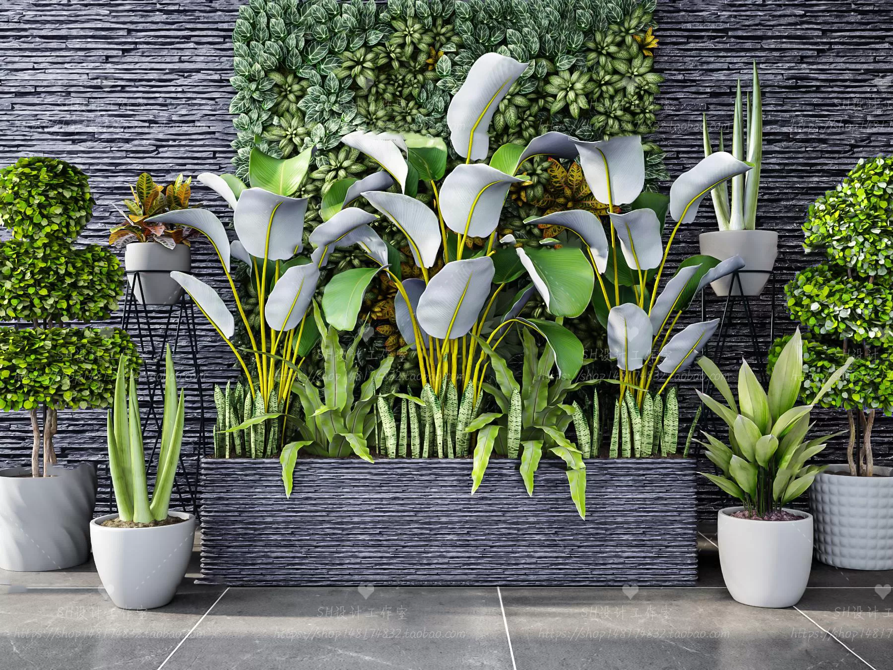 Plants and Flowers – 3Ds Models – 0344 Plants and Flowers – 3Ds Models – 0344