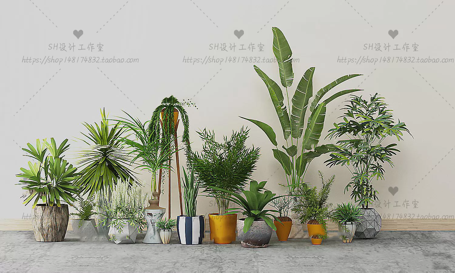 Plants and Flowers – 3Ds Models – 0368 Plants and Flowers – 3Ds Models – 0368